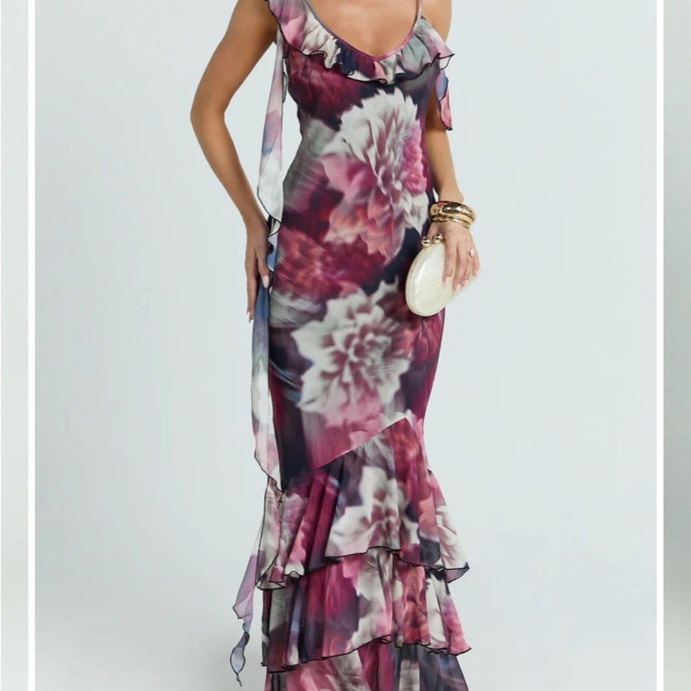 ShowPo Riley Asymmetrical Maxi Dress - Picture 3 of 7